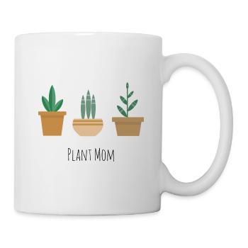 Plant Mom | Cactus and Flower - Mug - white - Right