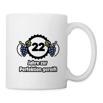 22nd Birthday - 22 Years Matured to Perfection - Mug - white - Right