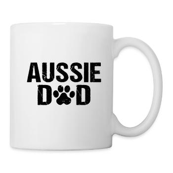 Aussie Dad Australian Shepherd - Mug - white - Right
