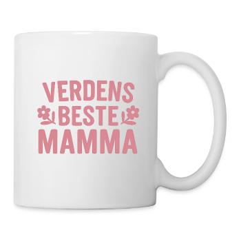 Le meilleur design de cœur pour maman au monde - Mug blanc - blanc - Droite