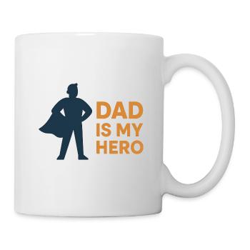 Father's Hero Cape Motif - Mug - white - Right