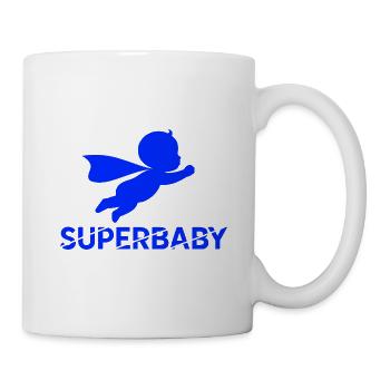 Superbaby Flying Enfant Silhouette - Mug blanc - blanc - Droite