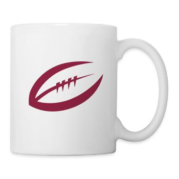 American Football - Tasse - Weiß - Rechts