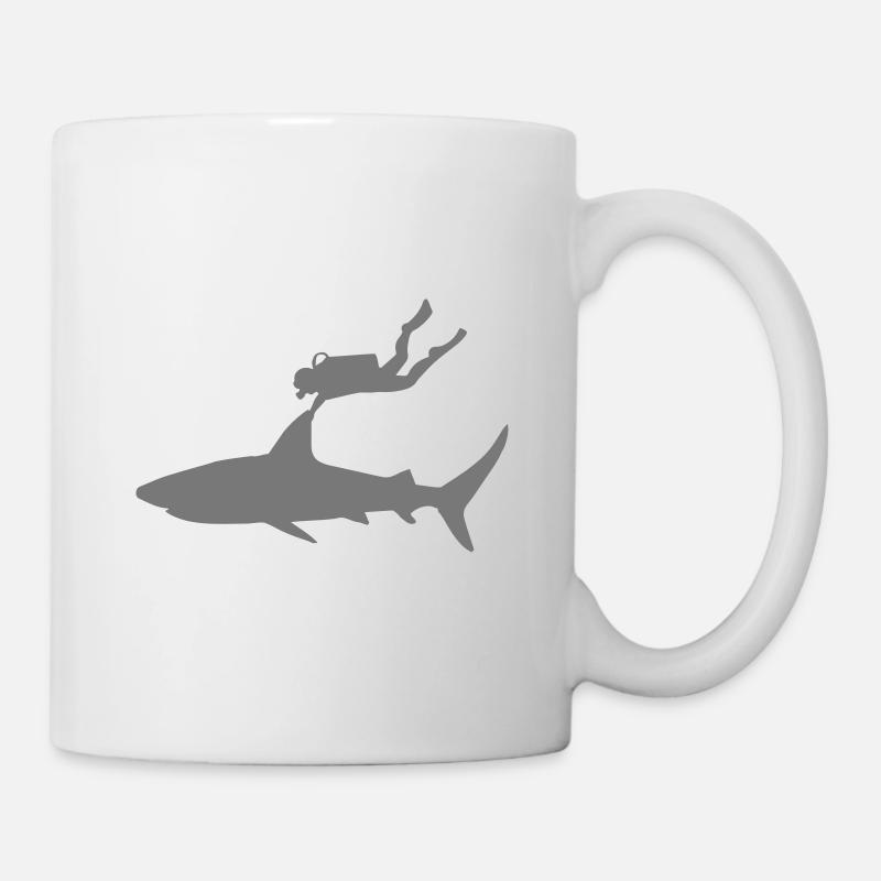 Hai - Tasse - Weiß