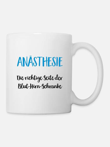 anästhesiewitz - Tasse - Weiß
