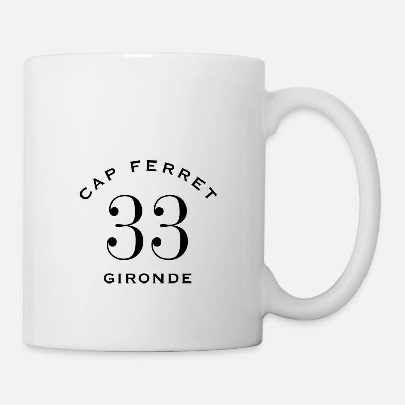 cap ferret 33 gironde - Mug blanc - blanc