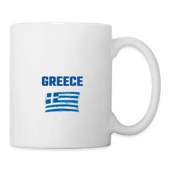 t-shirt greece greece christmas gift - Mug - white - Right