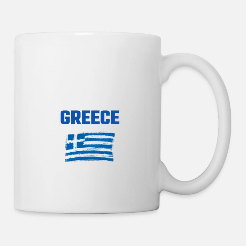t-shirt grèce greece cadeau noel - Mug blanc - blanc