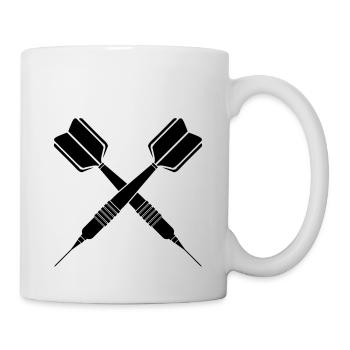 Fléchettes Flèche - fléchettes joueur fléchettes fléchettes flèches - Mug blanc - blanc - Droite