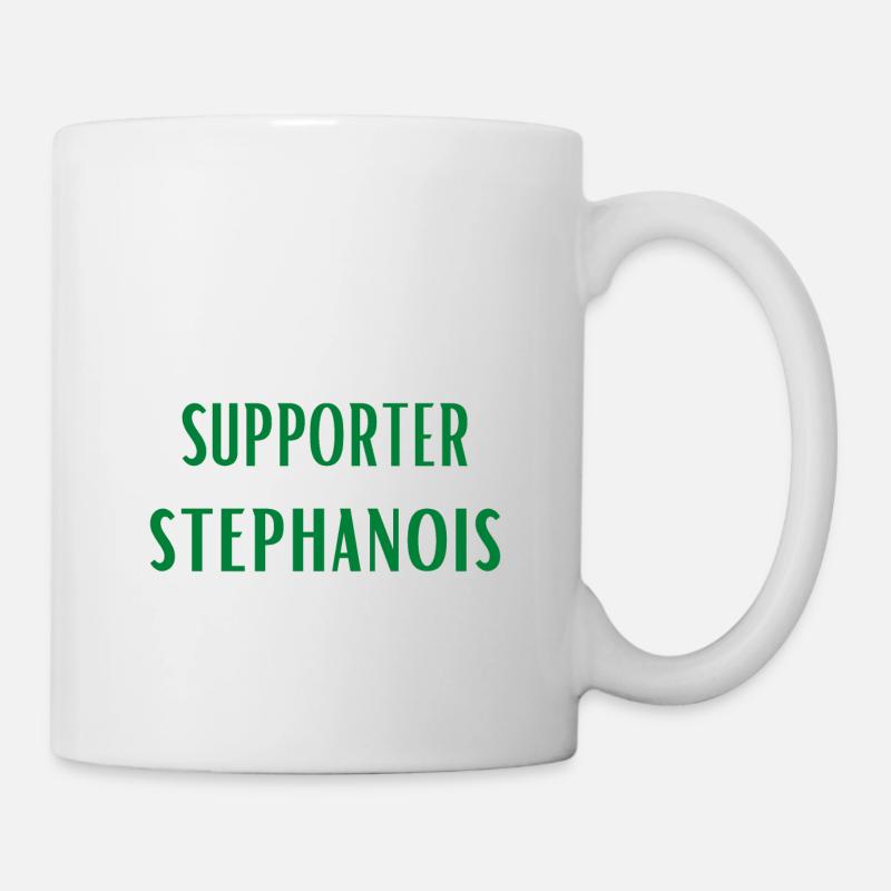 t-shirt saint-étienne supporter stéphanois noel - Mug blanc - blanc