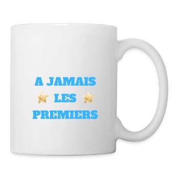 t-shirt football marseille à jamais les premiers - Mug blanc - blanc - Droite