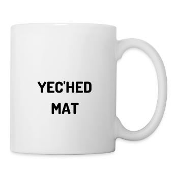 t-shirt humour apéro yec hed mat à la tienne santé - Mug blanc - blanc - Droite