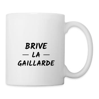 t-shirt brive la gaillarde corrèze 19 cadeau noel - Mug blanc - blanc - Droite