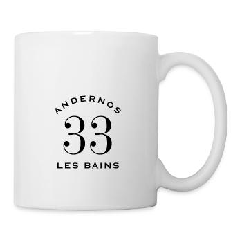 t shirt andernos les bains 33 gironde cadeau noel - Mug blanc - blanc - Droite