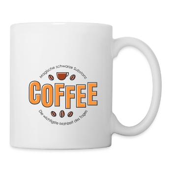 Coffee Cafe Coffee morning grouch breakfast saying - Mug - white - Right
