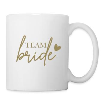 L’équipe de la bride avec le coeur - Mug blanc - blanc - Droite