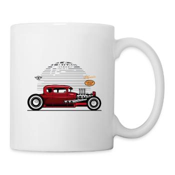 Hotrod Car Car Gift Vintage - Mug - white - Right