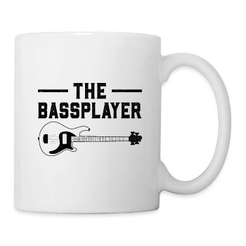 The Bass Player Guitar Player Guitar Musician Rock - Tasse - Weiß - Rechts