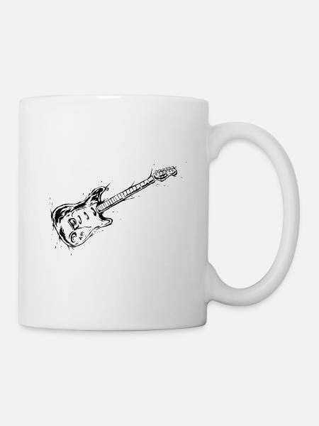 Electric guitar - Mug - white
