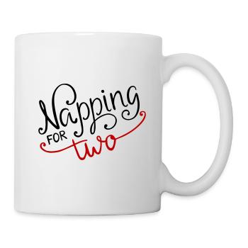 Dormir sieste deux grossesses - Mug blanc - blanc - Droite