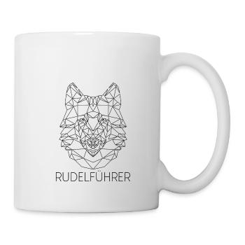 Rudelführer - JGA Junggesellenabschied Wolf Team - Tasse - Weiß - Rechts