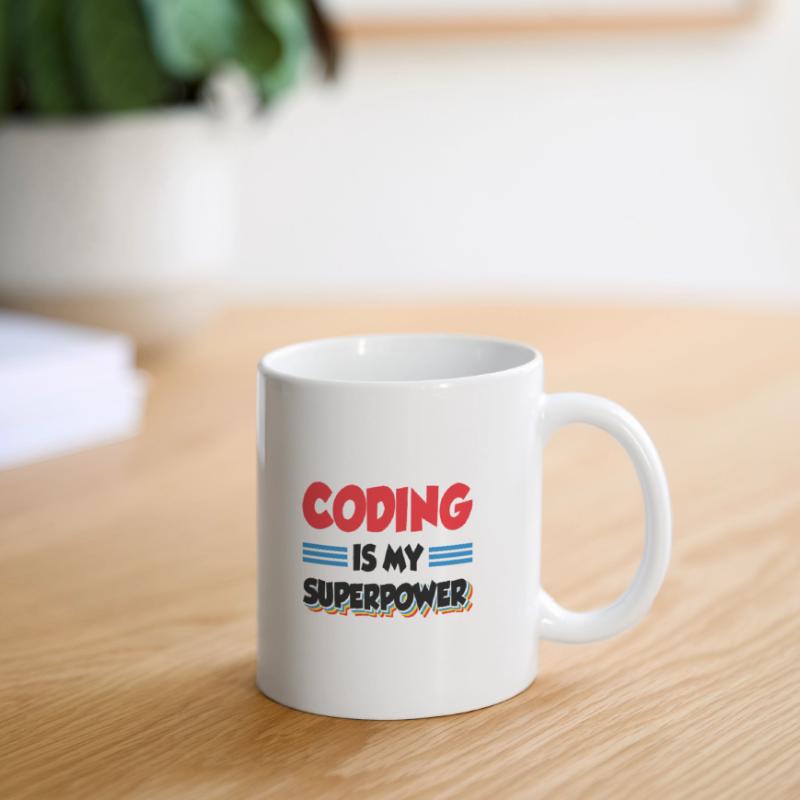 Coding Is My Superpower Programming Coder Computer Tasse