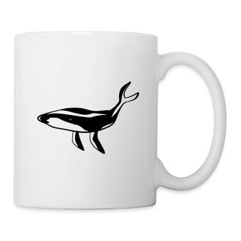 Whale Animal Marine Animal Ecosystem Symbol - Mug - white - Right