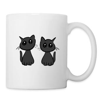 Cats Friends Animals Cute Pet Two - Mug - white - Right