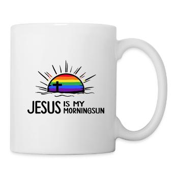 jésus-christ arc-en-ciel jesusfreak armée du salut - Mug blanc - blanc - Droite