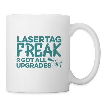 Lasertag Freak Got All The Upgrades Lasertag Playe - Tasse - Weiß - Rechts