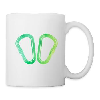 Retro Graphic Climbing Bouldering Rock Climber Mou - Tasse - Weiß - Rechts