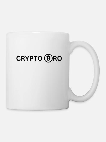 Crypto Bro #bitcoin - Tasse - Weiß
