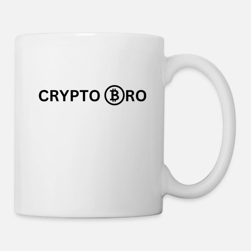 Crypto Bro #bitcoin - Tasse - Weiß