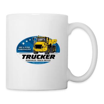 Dump truck - Dump truck - Truck - Truck - Mug - white - Right