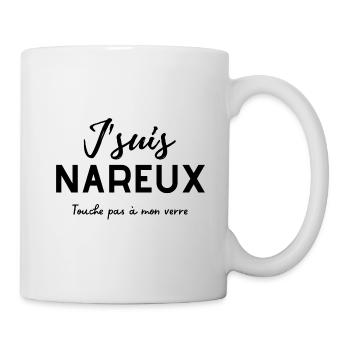 "J'suis Nareux" - Mug blanc - blanc - Droite