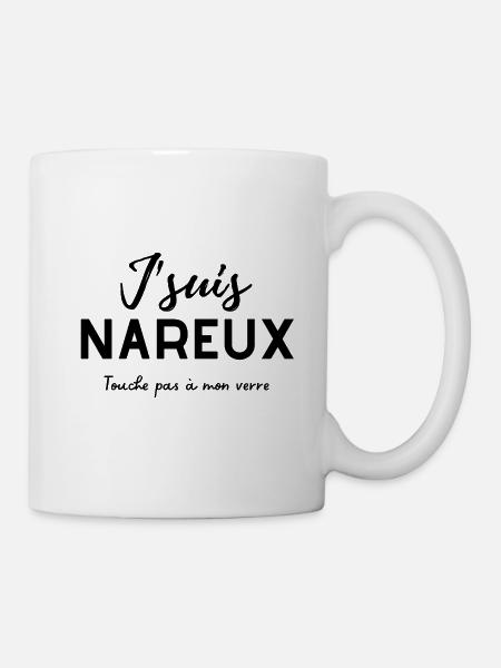 "J'suis Nareux" - Mug blanc - blanc
