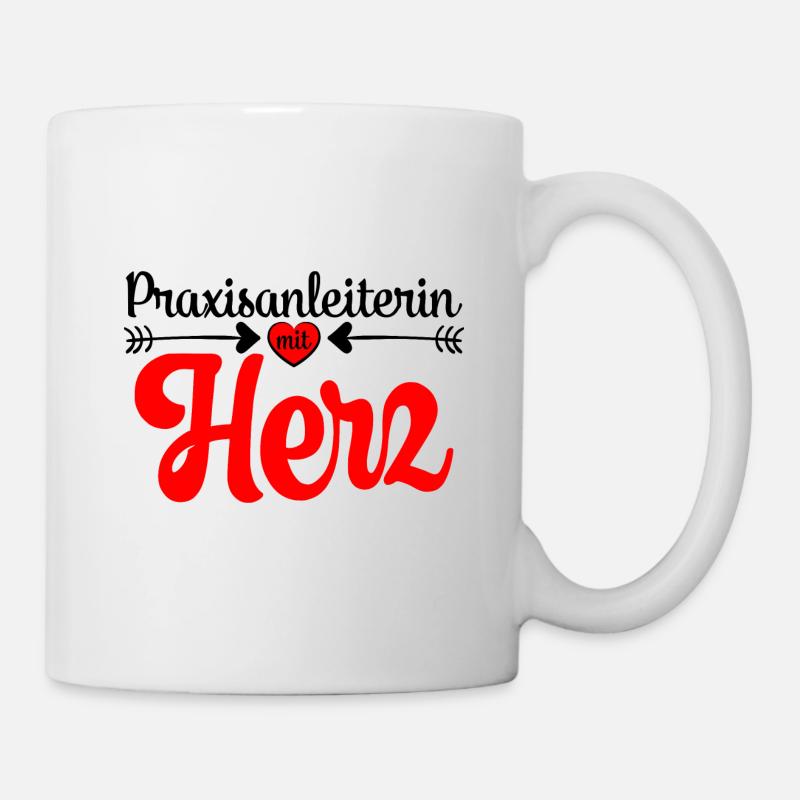 Danke Sagen an Praxisanleiterin Abschied Kollegin - Tasse - Weiß