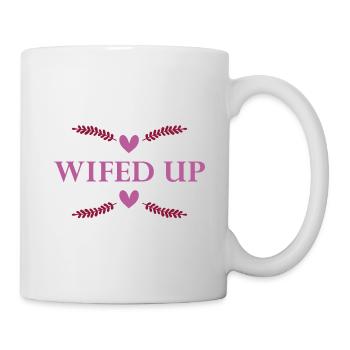 Proposition d’engagement essuyée en disant - Mug blanc - blanc - Droite