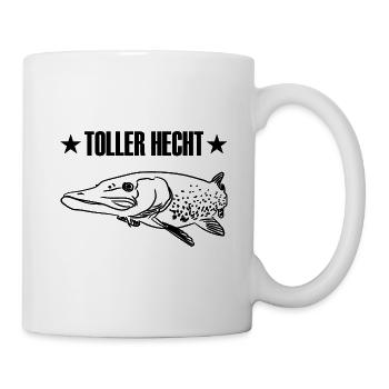 Angeln - Tasse - Weiß - Rechts