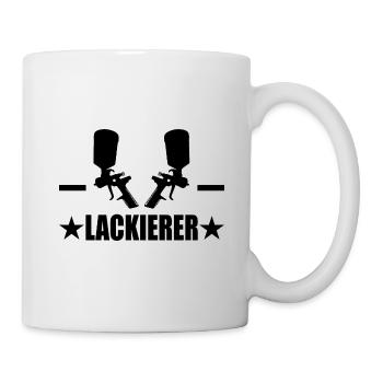 Lackierer - Tasse - Weiß - Rechts