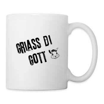 Griaß di Gott Vibes | Redewendung - Tasse - Weiß - Rechts