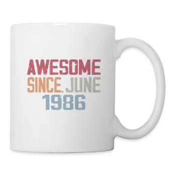 June 1986 June Retro June 1986 Birthday Gift - Mug - white - Right