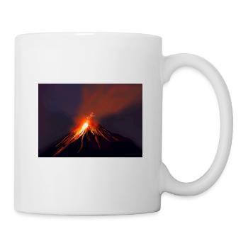 Intense Volcanic Eruption Fire Horse - Mug - white - Right