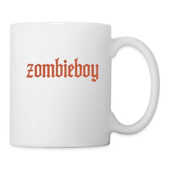 Lettrage gothique Zombieboy - Mug blanc - blanc - Droite