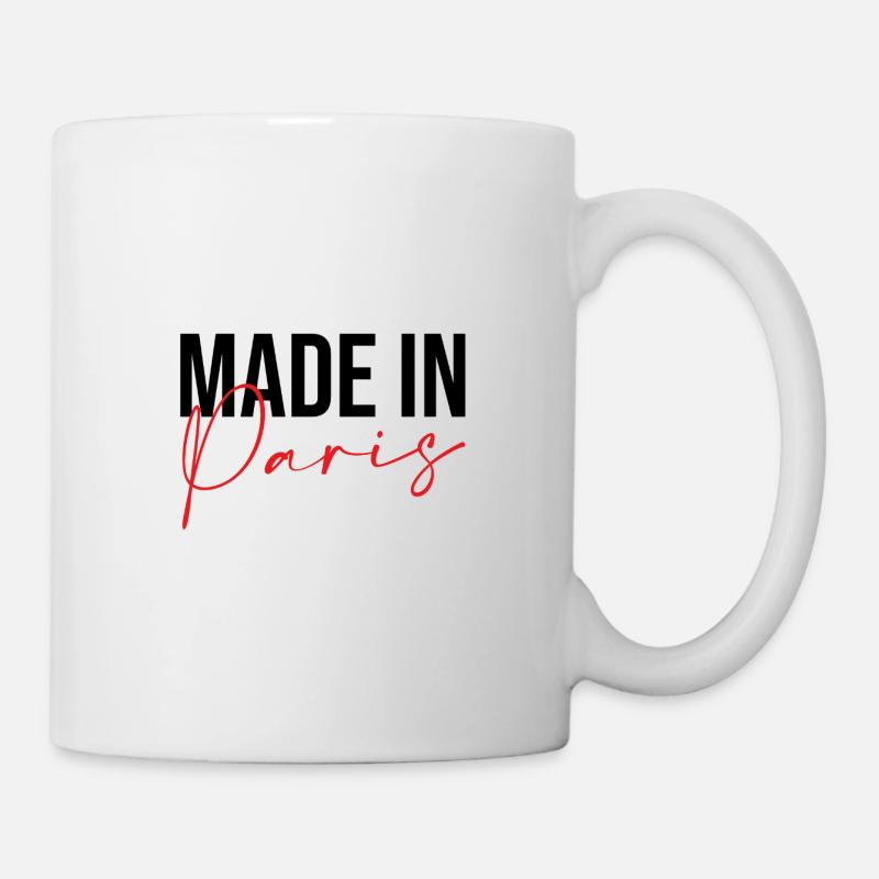 Hergestellt in Paris - Tasse - Weiß