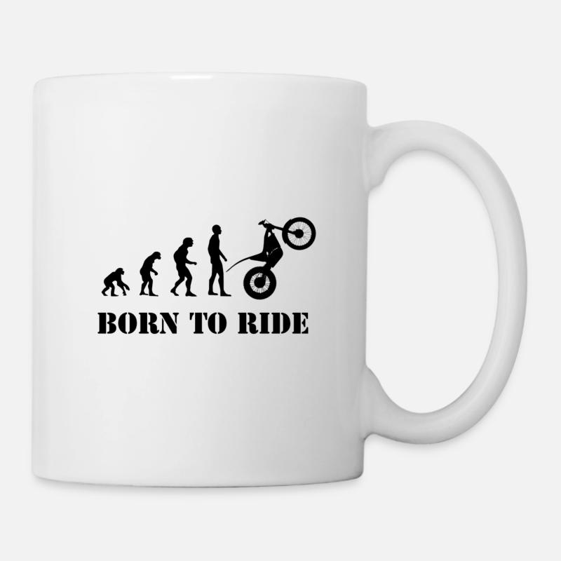 Trial Evolution Born to ride - Tasse - Weiß