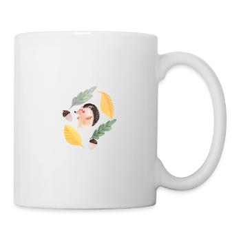 Igel - Tasse - Weiß - Rechts