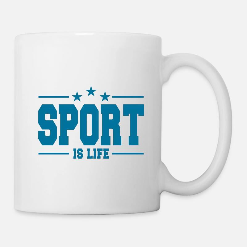 sport is life 1 - Mug - white