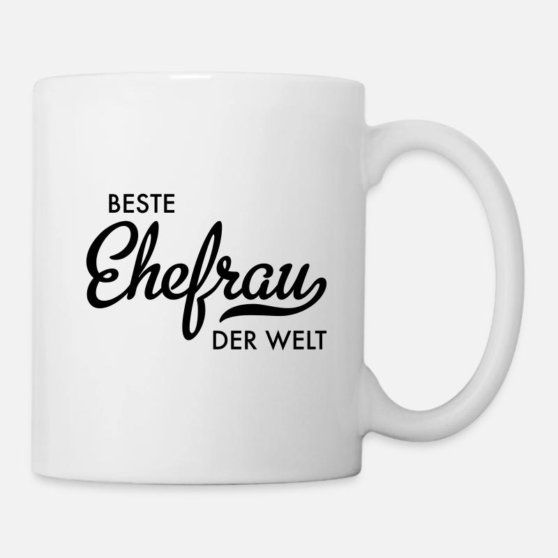 Beste Ehefrau der Welt - Tasse - Weiß
