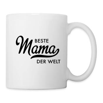 Beste Mama der Welt - Tasse - Weiß - Rechts